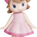 Toyvian Mini Girl Figures Cute Toys Cupcake Topper DIY Cake Decoration Mini Doll Girl Toys Car Decor Christmas Decorations