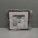 upsimples 12x12 Picture Frame, Display Pictures 8x8 with Mat or 12 x 12 Without, Wall Hanging Square Frames, Brown, 1 Pack