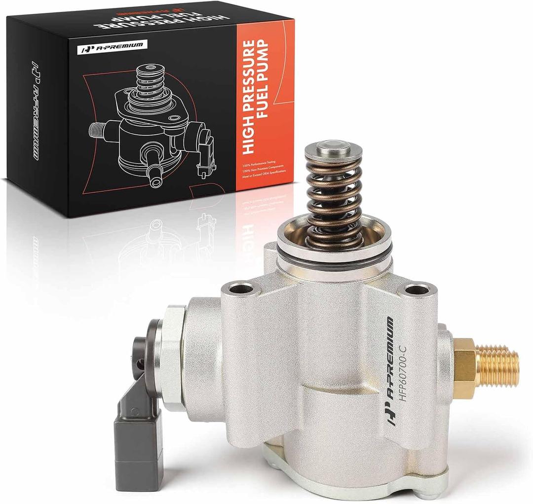 A-Premium Direct Injection High Pressure Fuel Pump Compatible with Volkswagen Touareg 2007-2010 & Audi Q7 2007-2009, 3.6L, Replace# 03H127025C