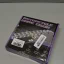 420 Chain 90 Links + 42 Link Kit Replacement for Coleman CT200U BT200X CT200U-EX Baja Warrior Massimo TrailMaster Axis MB200 Predator 212 196cc 200cc 6.5hp Parts W/Front Mini Bike Sprocket 10T (Black)