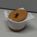 Small Ceramic Jar with Lid, Coffee Container Kitchen Food Storage Jars for Spice Sugar Candy Matcha, Mini Kitchen Spice Jars for Counter, Home, Pantry - White & 5 fl.oz