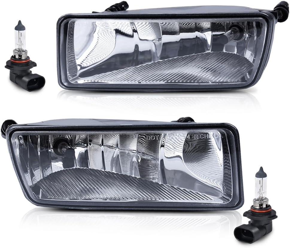 ALLGOOD Fog Lights w/Bulbs, Compatible with Ford Explorer 2006-2010/Fit Sport Trac 2008-2010, Front Bumper Fog Light Lamps Clear Lens 1Pair