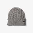 MICHAEL KORS Cable Knit Cuff Beanie for Women – Soft, Cute & Perfect for Everyday Winter Wear Size 1 Grey