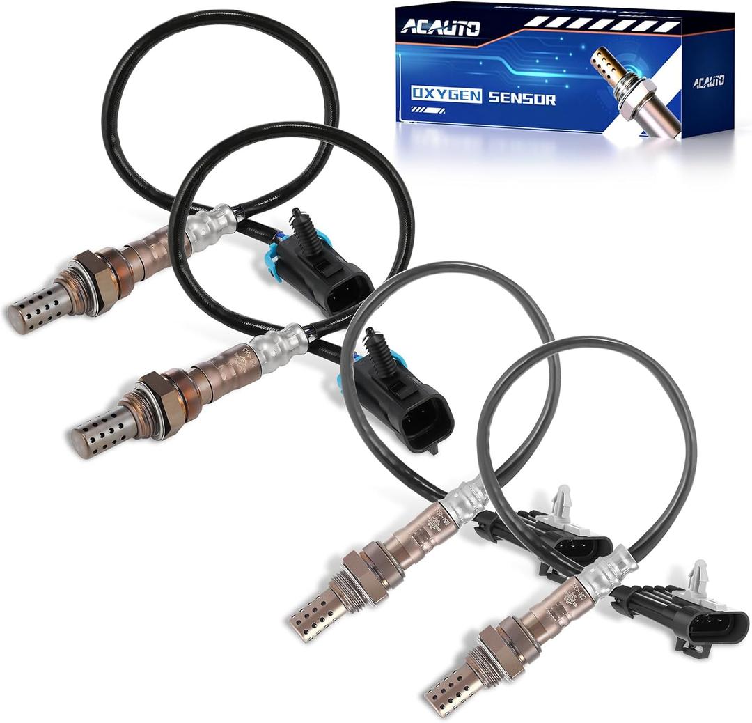 234-4012 234-4018 Oxygen Sensor O2 Sensor Compatiable with Chevy Silverado 1500 Tahoe Suburban Express 1500 Suburban, GMC Yukon XL Sierra Cadillac Escalade 2344012 SU187 250-24018 4 Pack
