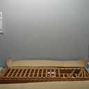 Bamboo Shoe Rack for Front Door Entrance Folding Shoe Shelf Organizer 4 Tier Long Free Standing Shoe Racks for Closet Entryway Living Room Bedroom Hallway (Brown)