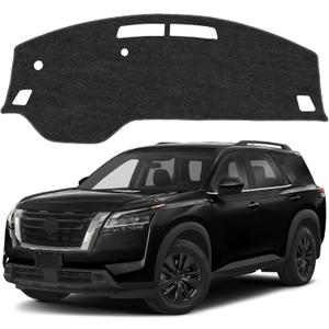 Dash Cover Mat for Nissan Pathfinder 2022 2023 2024 2025 2026 Non-Slip Dashboard Cover Mat Sunshade UV Rays Protector Interior Accessories