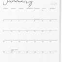 Karto Wall Calendar 2026 - Vertical 11x17 inch January 2026 to June 2027 - Boost Your Productivity and Easy Planning with the Aesthetic Monthly Calendar - Cursive (Large)