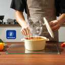 Kitchenville Glass Cutting Board 20”x16”: Tempered Glass Kitchen Counter Protector - Durable- Scratch-Resistant, Heat-Proof - Clear Design