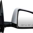 Right Passenger Side Mirror Compatible with Tesla Model Y 2020-2024 Replacement 1594112-00-C 159411200C Power Folding Heated Memory 13 Pins White