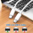 Phone 16 15 Charger Fast Charging, 2 Pack 20W Dual Port Speed Charger USB C Charger Block with 10FT/6FT Long USB C to C Charging Cable Cord Compatible with iPhone 15 16 Pro/Plus/Pro Max, Pad Pro, White