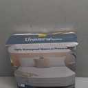 1 Pack Queen Waterproof Mattress Protector Deep Pocket Mattress Cover, Soft Breathable Mattress Pad, Fitted Noiseless Waterproof Bed Cover Stretch to 25"