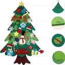 Felt Christmas Tree, 3.2FT Toddler Felt Christmas Tree with 32 Ornaments,Felts Xmas Tree Gifts