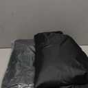 Waterproof Patio Lounge Chair Cover 2 Pack Outdoor Chaise Lounge Covers 600D Weather Resistant Material, UV Protection, Windproof Design Outside Furniture Covers 80" x 27" x 14" H,Black