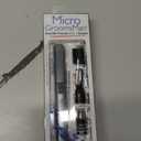 Wahl Micro Groomsman Battery Personal Trimmer for Hygienic Grooming with Rinseable, Interchangeable Heads for Eyebrows, Neckline, Nose, Ears, & Other Detailing - 05640-600 (4 Piece Set)