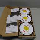 Kidde Smoke Detector, Hardwired with 10-Year Battery Backup, Interconnectable, LED Status Lights, 85 dB Alarm, 5-inches, 20SA10, 3 Pack, Manufacturing Date: 12/05/2025