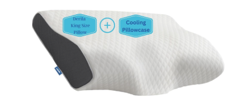 Derila King Size Memory Foam Pillowcase