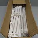 Foldable Clothes Drying Rack, Reinforced Joints, White, 29"W x 12"D x 35.5"H
