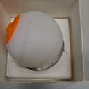 Light Up Dog Balls, LED Dog Toy Ball Rechargeable, Bounce-Activated Durable Fetch Ball Grow in The Dark, Night Glowing Toy, Natural Rubber, Color Changing LED, 2.5 inches-Orange