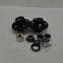2 Sets 3500lb Trailer Hub Kit 5 Bolt 4.5, Trailer Axle Kit for 3500 lb 5 Lug Diameter 6.34" Trailer Hub with L44649(I.D 1-1/16'') L68149(I.D 1-3/8'') Bearing Extra Dust Cap and Rubber Plug
