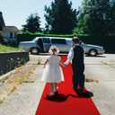 EZLucky Red Carpet Runner for Party, 2.6X15 ft, 130 GSM Felt Non-Woven Fabric, Hollywood Red Carpet for Event, Aisle Runner for Wedding Ceremony, Movie Theme Party Decorations, Red Runway Rug for Prom