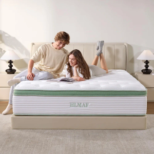 Queen Mattress，12 Inch Queen Size Mattress in a Box,Medium Firm,Memory Foam Hybrid Mattress，with Individual Pocket Spring for Motion Isolation & Silent Sleep & Pressure Relief, CertiPUR-US Certified