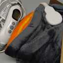 VAAGHANM Heating Pad: Electric Heat Pad for Neck & Shoulders & Back - Weighted Instant Heating Pads-6 Heat Options & 6 Auto Timer Mode- Gifts for Mom Women-Grey