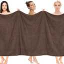 Cotton Paradise 100% Cotton 40x80 Oversized Bath Sheet, Extra Large Turkish Bath Towels for Bathroom, Brown Bathsheet