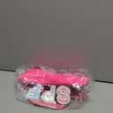 Clear Waterproof Summer SPF Makeup BagAesthetic Transparent Letter Patch Cosmetic Bag with Metal Zipper, Preppy Sunscreen Accessories Storage Organization , Beach Travel Purse(03SPF Hot Pink)