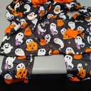 VNVNE Matching Halloween Onesie Pajamas for Family/Couples/Women/Men, Skeleton Holiday 1 pc Adults Pjs Sleepwear Size S