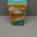 CIVAGO Gallon Insulated Water Bottle Jug with Straw, 128 oz Large Stainless Steel Water Flask, Big Metal Thermal Mug with 3 Lids for Sports, Travel, Gym, and Camping, Black