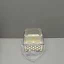 No Mess Automatic Bird Feeder,Multifunctional Parrot Seed Feeders,Transparent Seed Food Container,Bird Cage Accessories for Canaries Budgies Lovebirds Conures Cockatiels