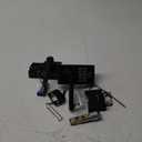 Kwikset SmartCode 917 Keypad Keyless Entry Residential Electronic Lever Lock Deadbolt Alternative with Halifax Door Handle, SmartKey Security, Matte Black Contemporary