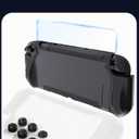 HEYSTOP Switch 2 Case Compatible with Nintendo Switch 2 Case Cover, Switch 2 Protective TPU Cover with Screen Protector and 6 Thumb Grips,HD Tempered Glass,Shock-Absorbing&Scratch-Resistant