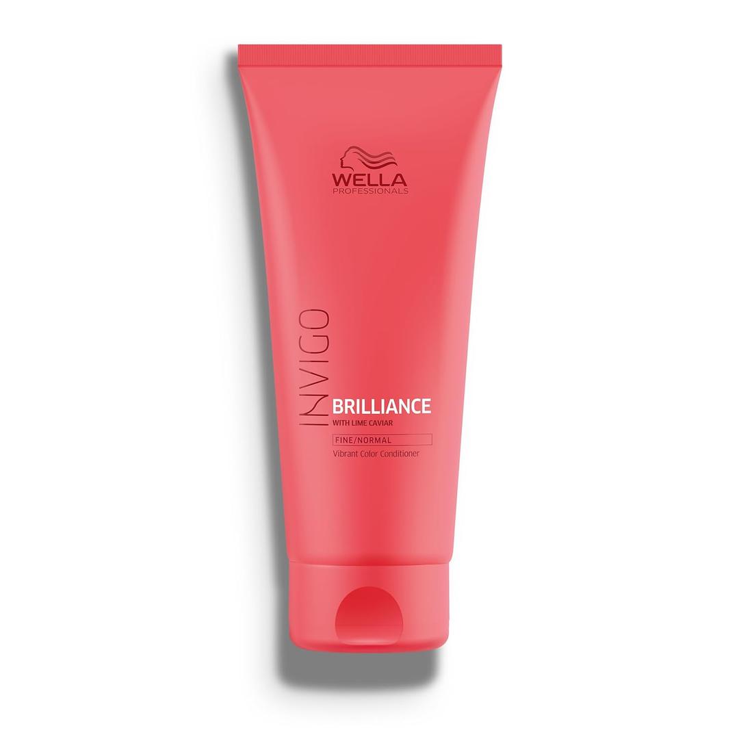 Wella Professionals Invigo Brilliance Conditioner | For Fine/Normal Colored Hair | Intense Color Protection & Maintains Vibrancy | Formulated with Lime Caviar (8.4 Fl Oz (Pack of 1))