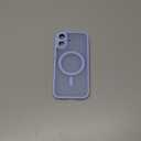 TOCOL for 17 Case, Full Camera Protection, Built-in Magnetic Ring, Compatible with Magsafe Charger, Drop Protection, Translucent Matte Phone Case for 17 6.3 inch (Light Blue)