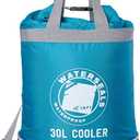 KickIce Dry Bag + Soft Cooler with PVC Free Leakproof Lining + Rolltop Closure for Kayaking, Beach, Rafting, Boating, Hiking, Camping and Fishing, Holds 36 Cans & Ice, 30L, Blue (8030BLU)
