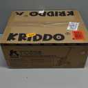 KRIDDO 2-in-1 Tricycle for Toddlers 1.5-5 Years, Push Tricycle with Parent Steering Detachable Handle, 9-Stage Adjustable Handlebar, Toddler Trike with Safety Belt, Clutch Pedals & Dual Basket, Pink