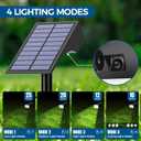 12Pack Solar Spot Lights Outdoor, Solar Lights Outdoor Waterproof with 4 Light Mode 2-in-1 Landscape Spotlights Solar Powered Yard Garden Outside Flood Light for House Pathway Tree (Cool White)