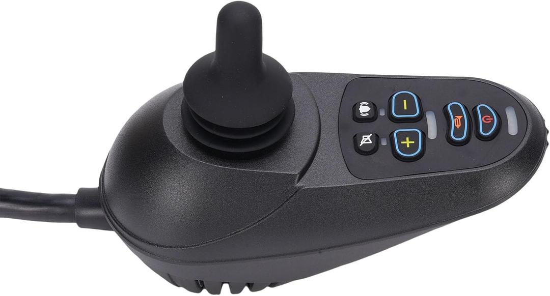 Electric Wheelchair Controller Joystick, 50A Universal with EABS Ramp Hold Function, High Sensitivity Motion Control for Electric Chairs
