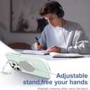 Mitywah iPhone 16 Pro Max Case with Stand, Strong-Magnetic Cover Fit for Magsafe, Military Grade Drop Protective Case, Slim Matte Translucent Kickstand Phone Cover, Pink