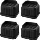 4 Pack Stackable Treadmill Incline Riser Blocks, Height Lift for Leveling & Uphill Training, Heavy Duty Support up to 4000 lbs, for Gym and Home Use