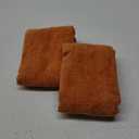 MIULEE Pack of 2 Fall Couch Throw Pillow Covers 20x20 Inch Rust Farmhouse Decorative Pillow Covers with Stitched Edge Soft Chenille Solid Dyed Pillow Covers for Sofa Bed Living Room