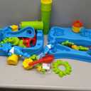 3-Tier 4 Areas Water Table for Kids 3-5, Summer Outdoor Beach Sensory Activity Playset Kids Sand and Water Table Toys, Birthday Gifts for Boys and Girls 3 4 5 6 7 8