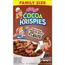 Kellogg's Cocoa Krispies Breakfast Cereal, Kids Snacks, Family Breakfast, Family Size, Chocolatey Flavor (8 Boxes) BBD 03/17/2026