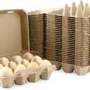 30 Pack Egg Cartons 3x4 Style,12 Egg Carton,Sturdy Paper Pulp Egg Cartons for Chicken Eggs, Reusable Biodegradable Egg Holders for Farm Fresh Eggs, Refrigerator Storage, Farmers Market, Home Use