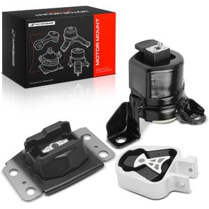 A-Premium Engine Motor and Transmission Mount Kit Compatible with Ford Fusion 2013 2014 2015 2016 2.5L, 3-PC Set, Replace# 6G9Z6068A, DG9Z6038H