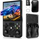 R36MAX Retro Handheld Game Console  18,000+ Classic Games, 4.0" IPS Display, Linux System, 64GB Storage  Your Retro Gaming Console and The to Relive Timeless Classics.(Black)