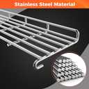 QuliMetal Stainless Steel Grill Warming Rack for Weber Genesis II 300 Series Gas Grills, Genesis II E-310, II E-315, II E-330, II E-335, II S-310, II S-335 Series, Replacement Parts for Weber 66044