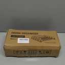 Drink Organizer for Mini Fridge,12oz 16oz 20oz - Soda Can Dispenser for Refrigerator,Width Adjustable,Automatic Pusher Glide (White (Mini 12.2"D), 12.2"D 4ROW, Holds 16 Cans)