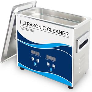4.5L Digital Ultrasonic Cleaner with Heater & Timer  Fast Efficient Degassing Sonic Cleaner for Jewelry, Glasses, Dental Instruments